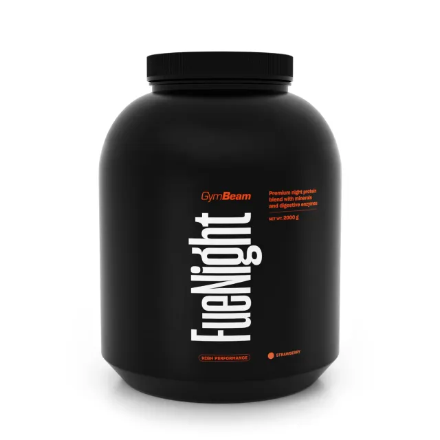 GymBeam FueNight proteine notte 2000g fragola 77%
