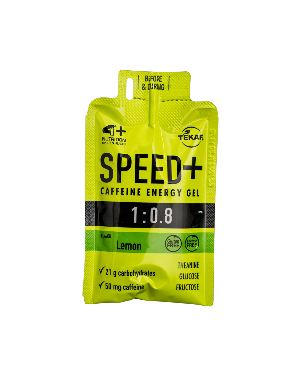4 Plus Nutrition Speed+ Gel Energetico 50 ml Lemon Caffeina