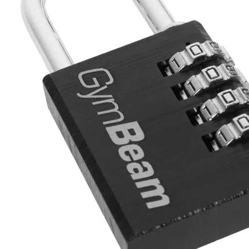 GymBeam QuadGuard Lucchetto Combinazione 4 Cifre Alluminio