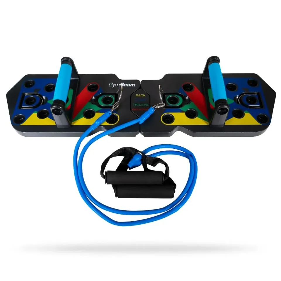 GymBeam Tavola Flessioni Multifunzione con elastici