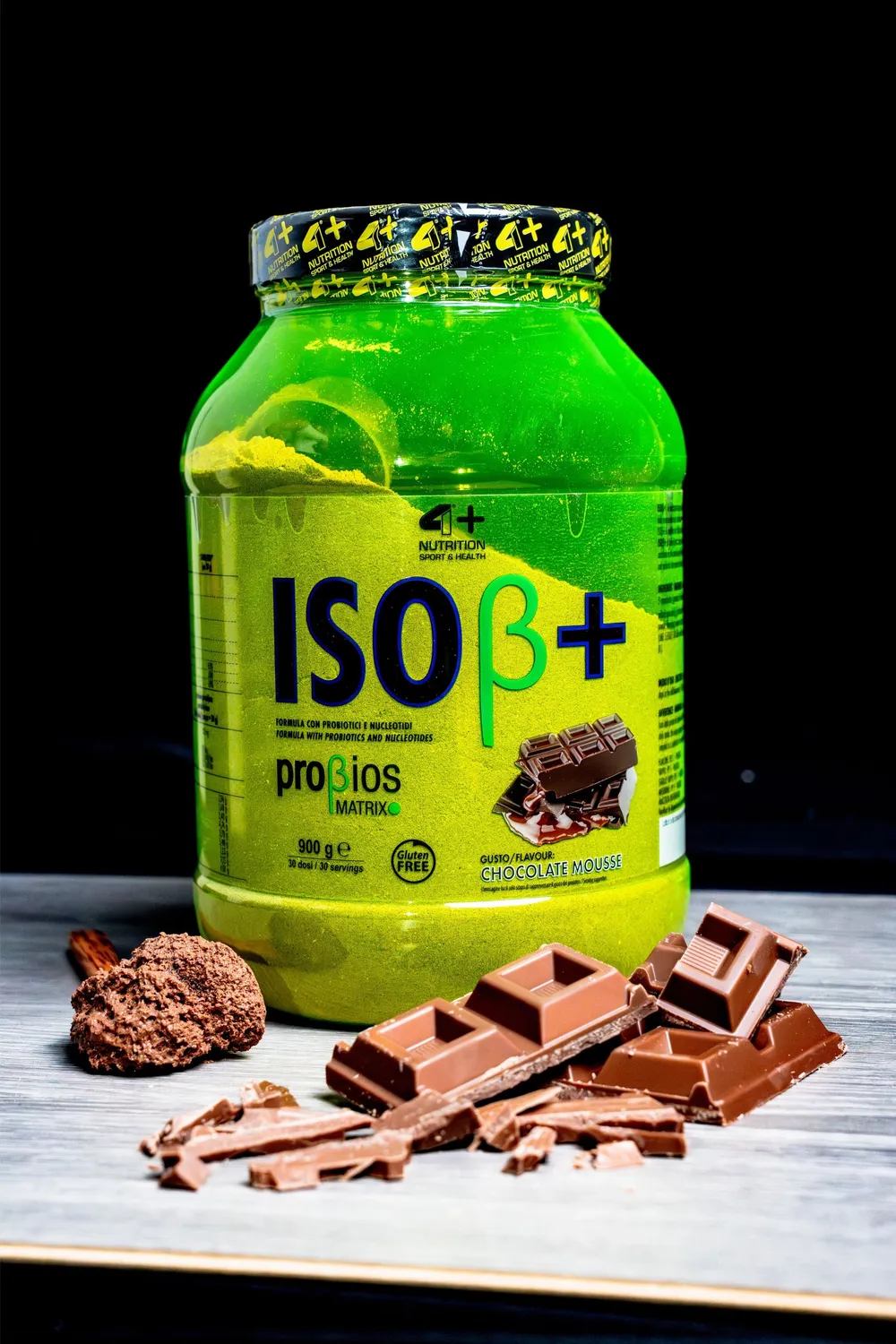 4 Plus Nutrition ISOβ+ Proteine Isolate 900 g Senza Glutine