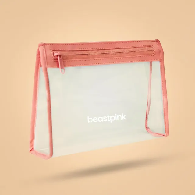 GymBeam Beauty Case Trasparente Doccia Palestra Impermeabile