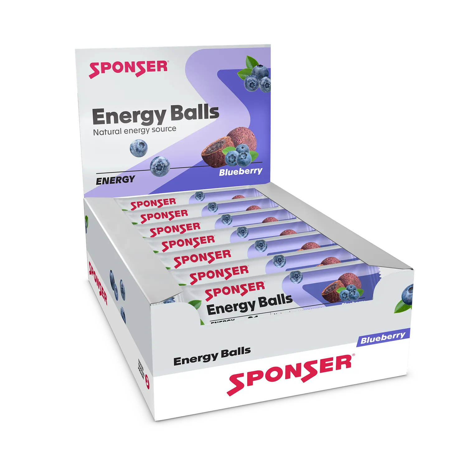 Sponser Energy Balls snack mirtillo 45 g morbide