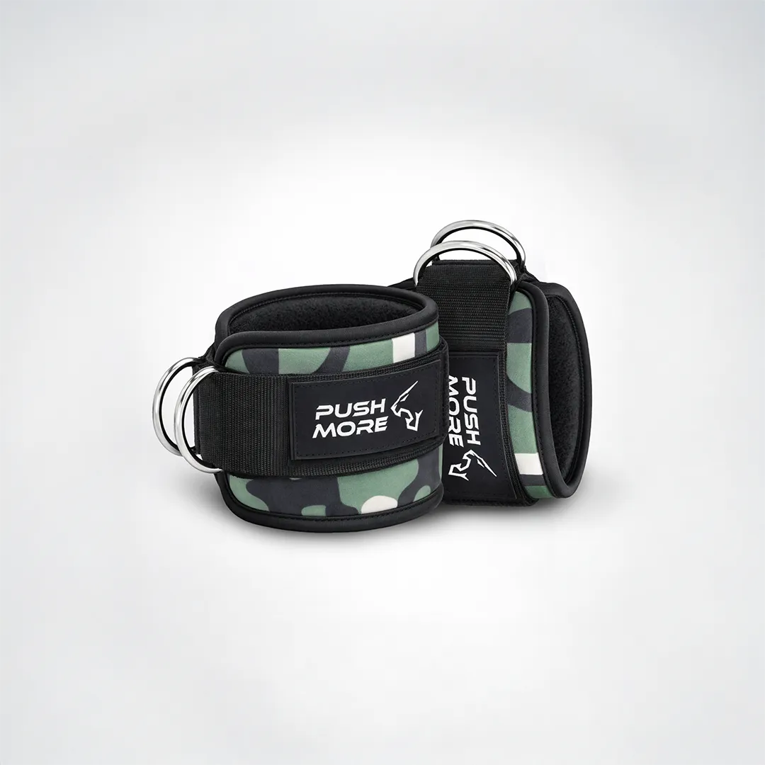 Push More Cable Straps Cavigliere Polsiere Nero Neoprene