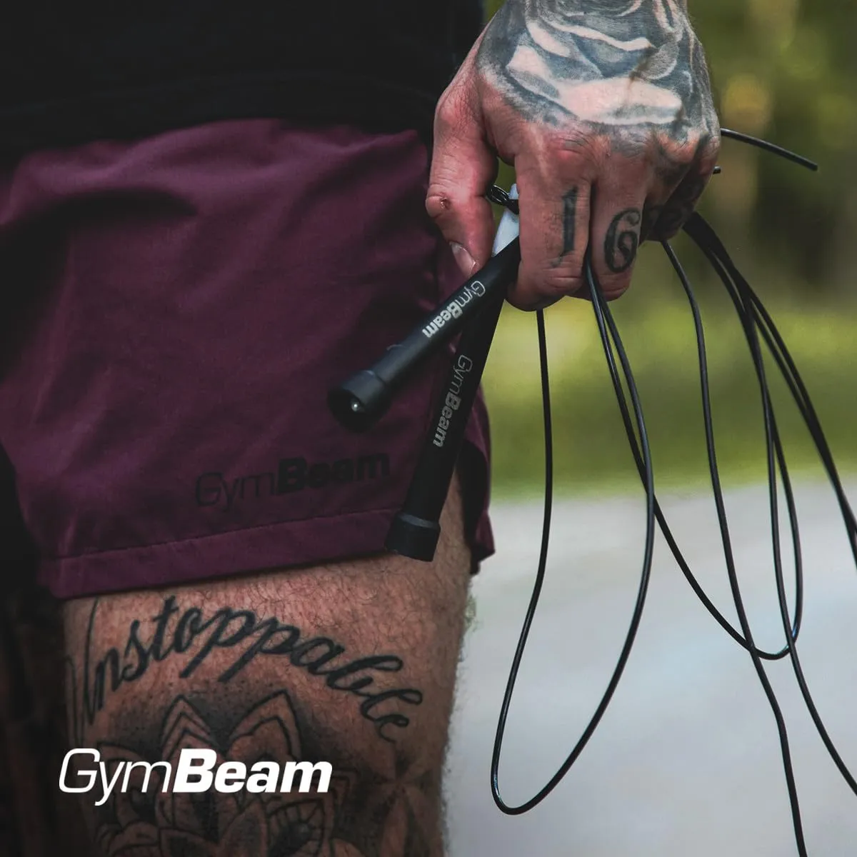 GymBeam Corda Saltare corda 301cm acciaio regolabile crossfit