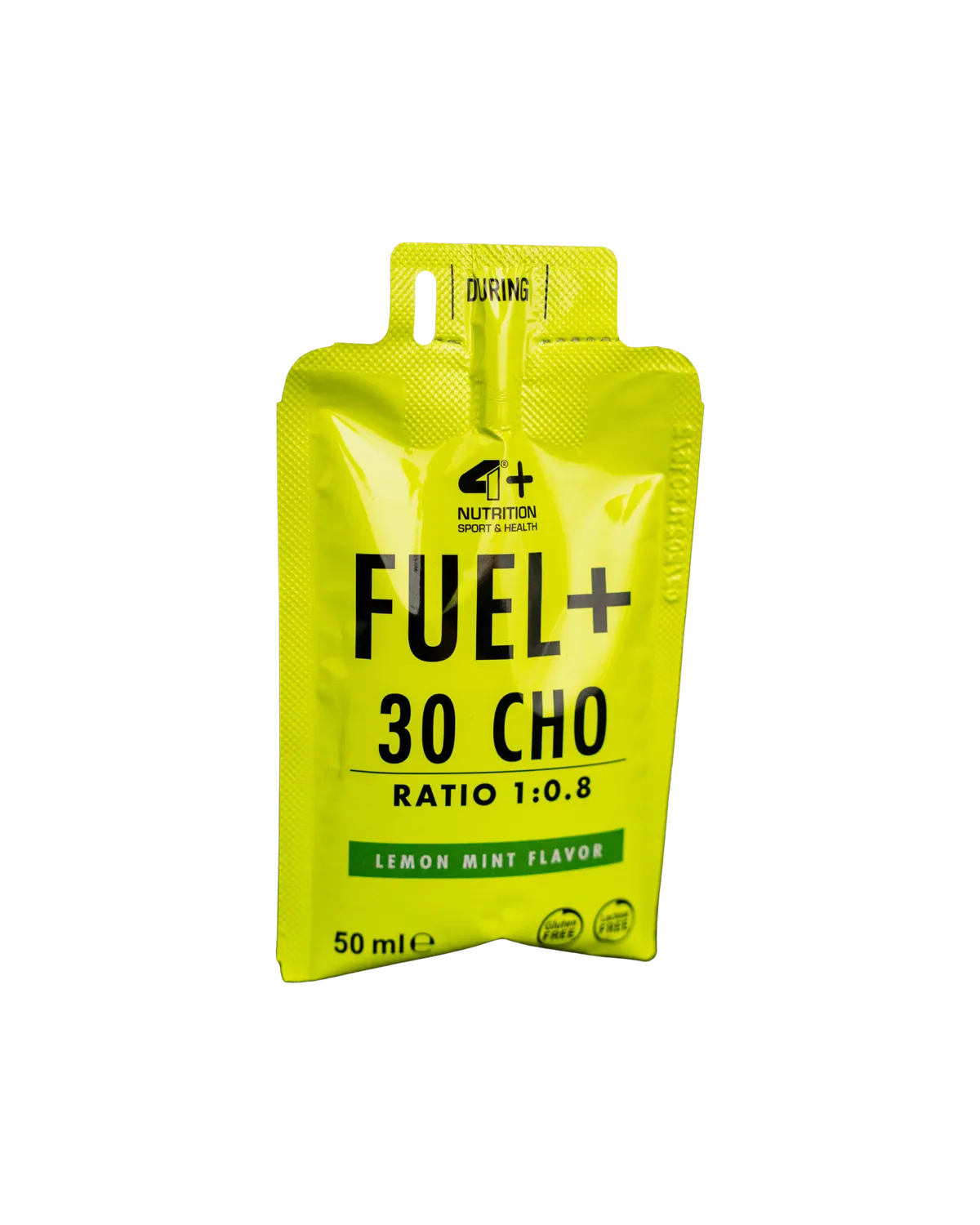 4 Plus Nutrition Fuel+ 30 CHO gel 50 ml Lemon Mint energetico