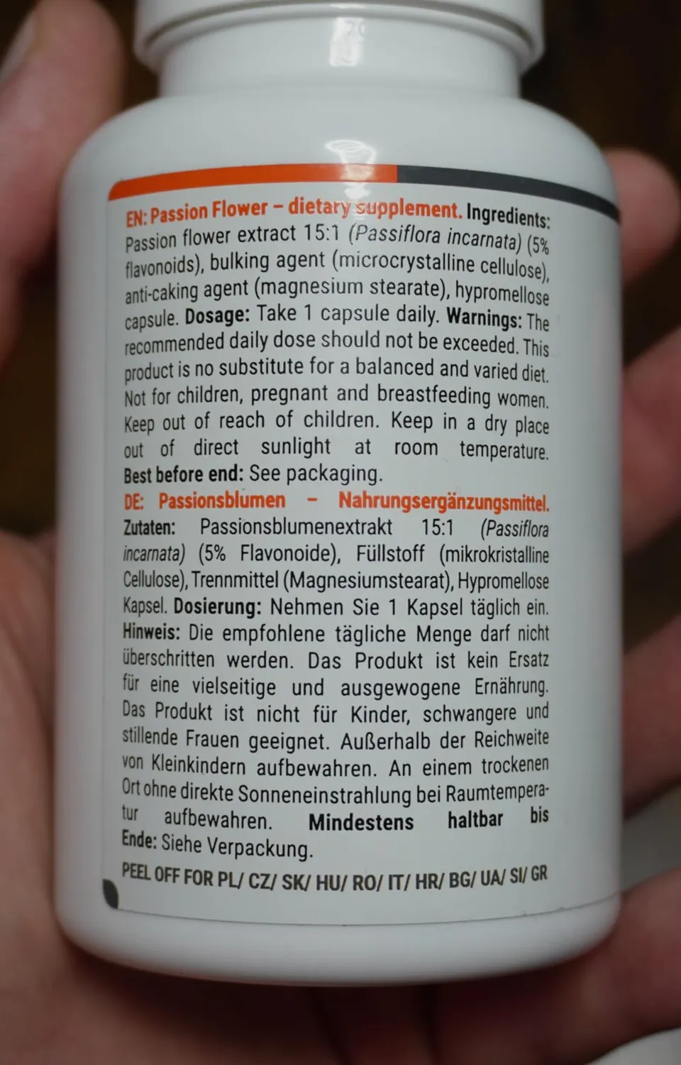 GymBeam Passiflora 350 mg capsule 90 cps rilassamento