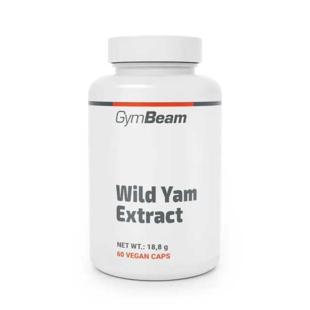 GymBeam Estratto di Wild Yam capsule vegane equilibrio ormonale