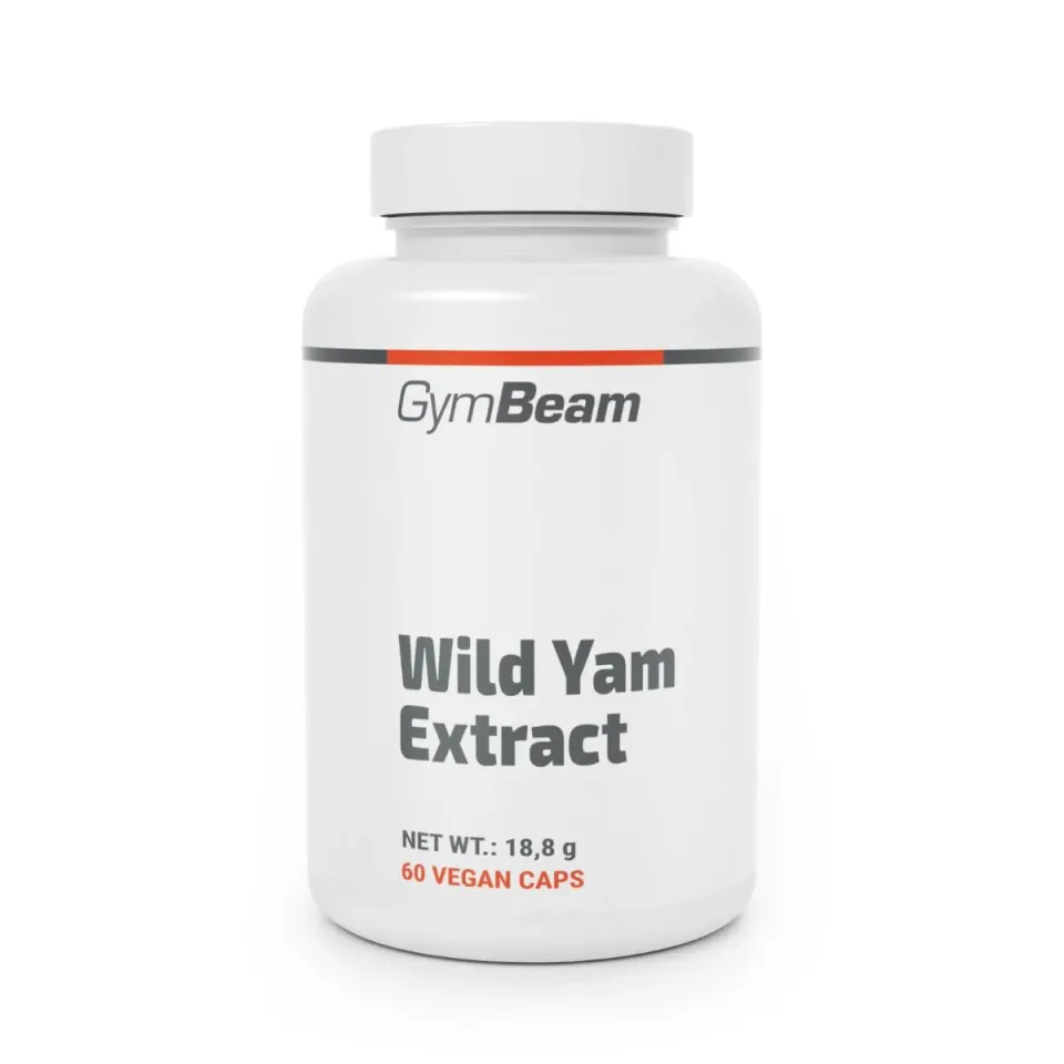 GymBeam Estratto di Wild Yam capsule vegane equilibrio ormonale