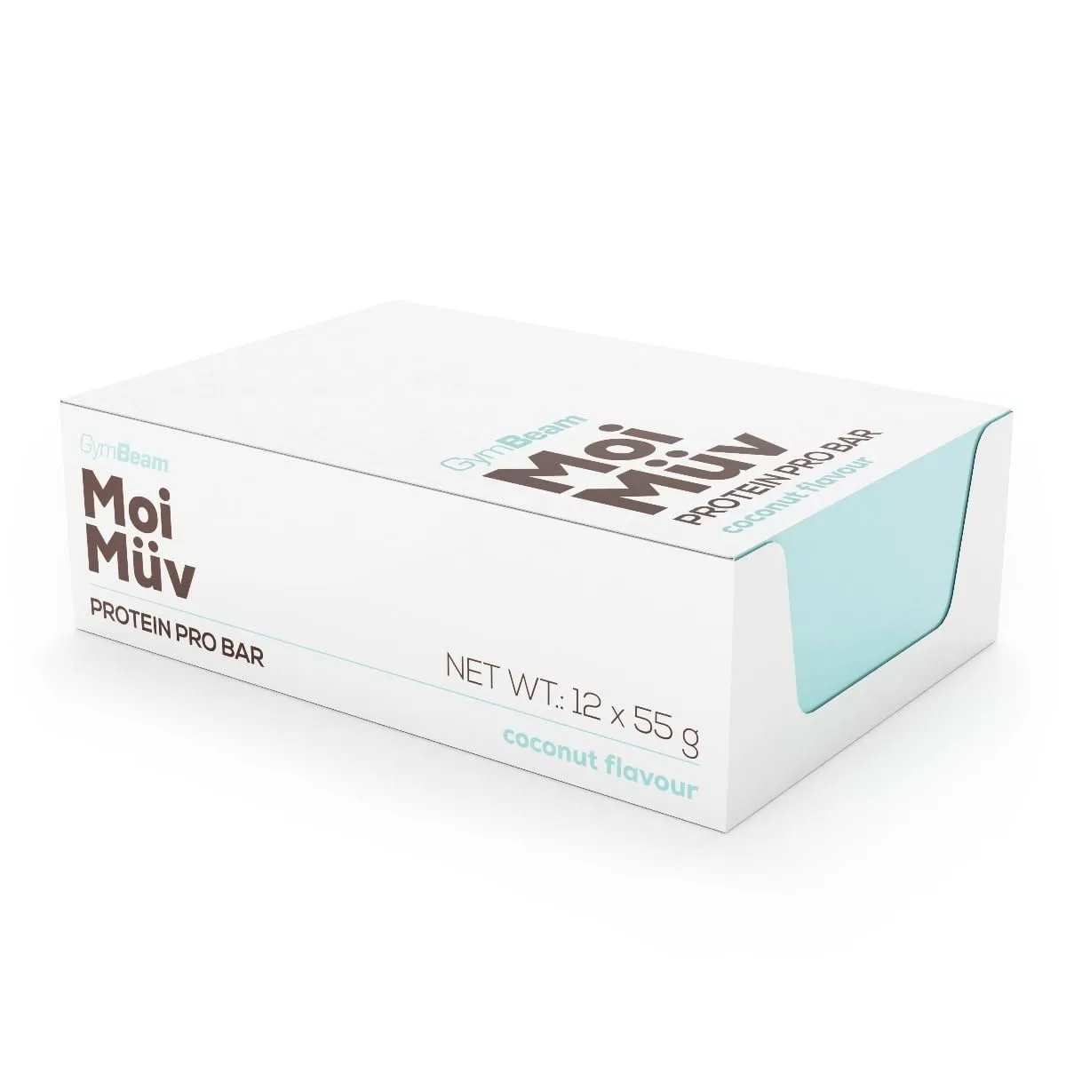 GymBeam MoiMuv Pro Barretta Proteica 12x55g Cocco Cioccolato