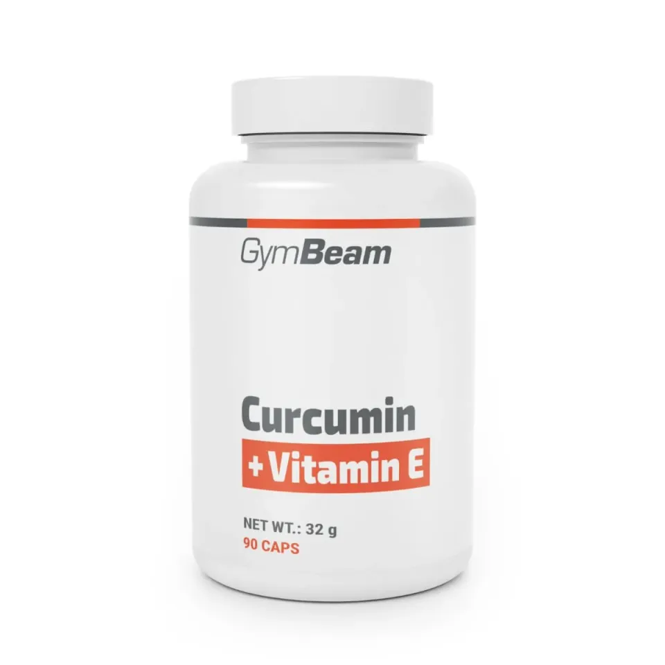 GymBeam Curcumina + Vitamina E Capsule 90 cps Antiossidante