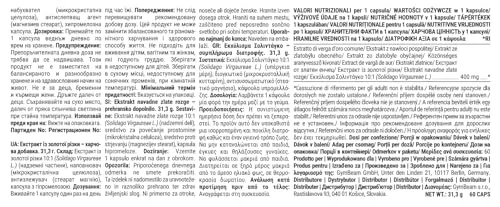 GymBeam Verga d'Oro capsule 400 mg 60 cps vie urinarie