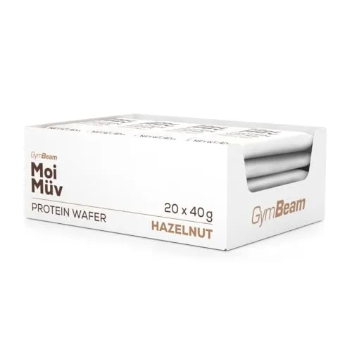 GymBeam MoiMuv Wafer Proteico Nocciola 20x40g