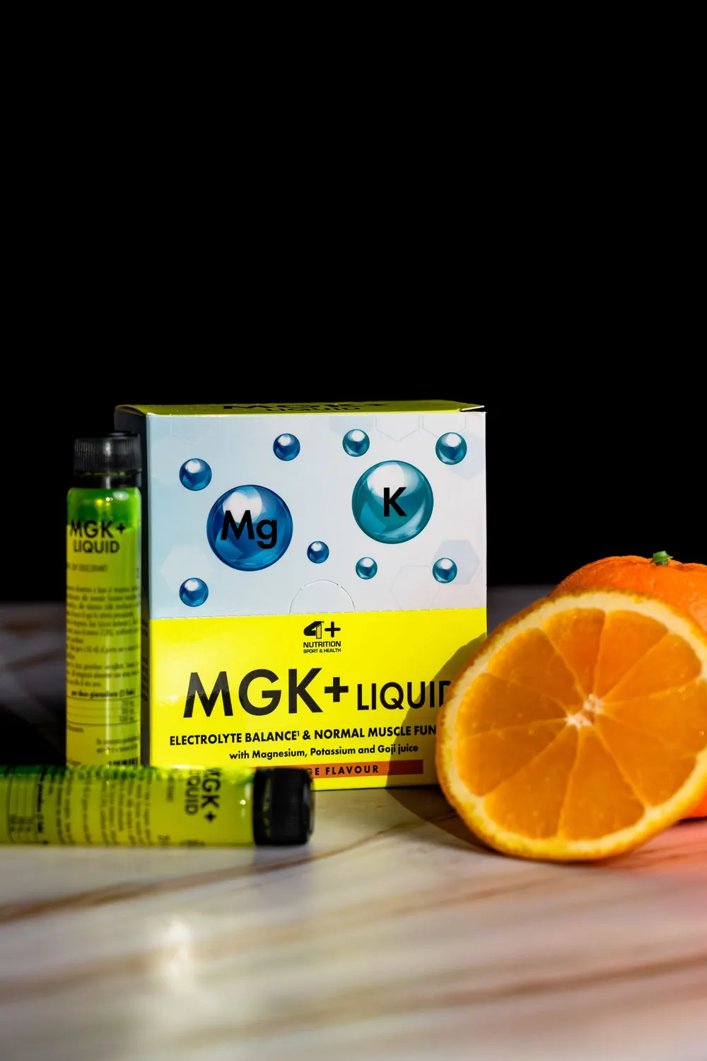 4 Plus Nutrition MGK+ Liquid magnesio potassio 20 fiale orange