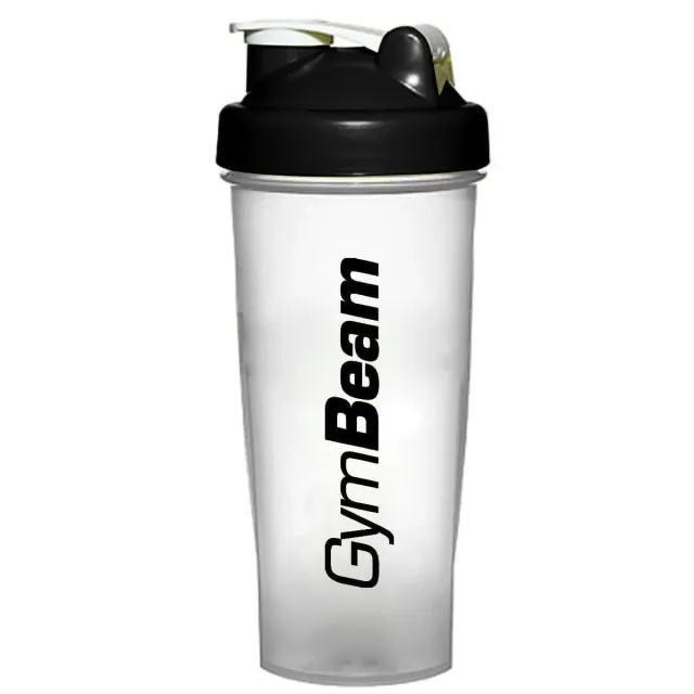 GymBeam Shaker Trasparente-Black shaker palestra 700 ml BPA free