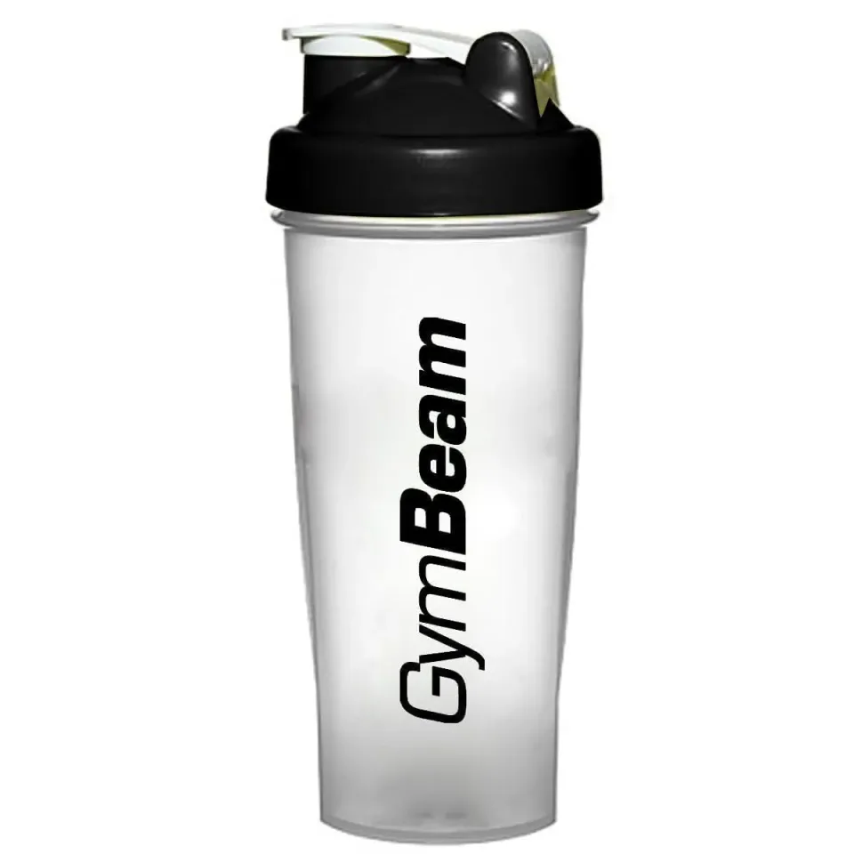 GymBeam Shaker Trasparente-Black shaker palestra 700 ml BPA free