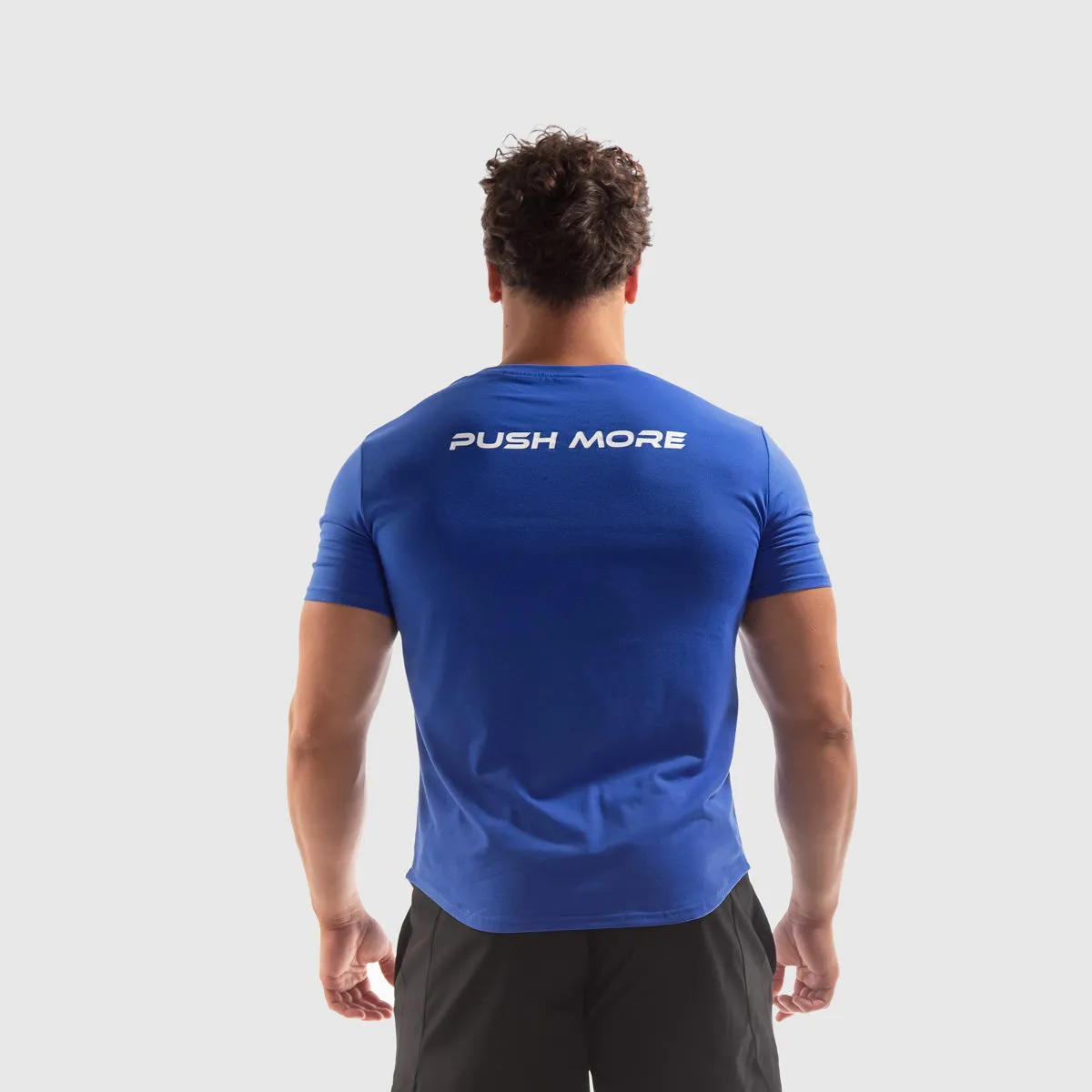 Push More T-Shirt maglietta palestra uomo nera