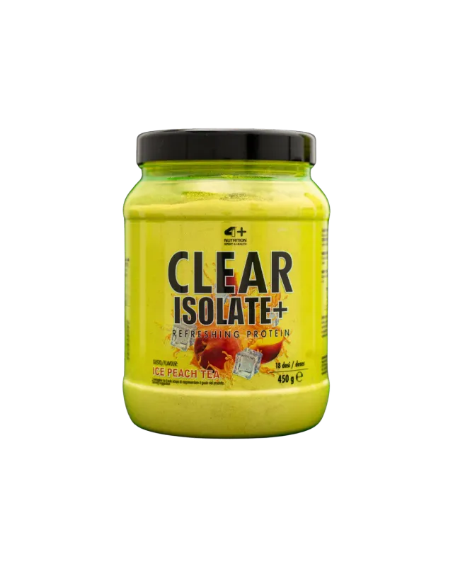 4 Plus Nutrition Clear Isolate+ proteine isolate 450 g senza zuccheri