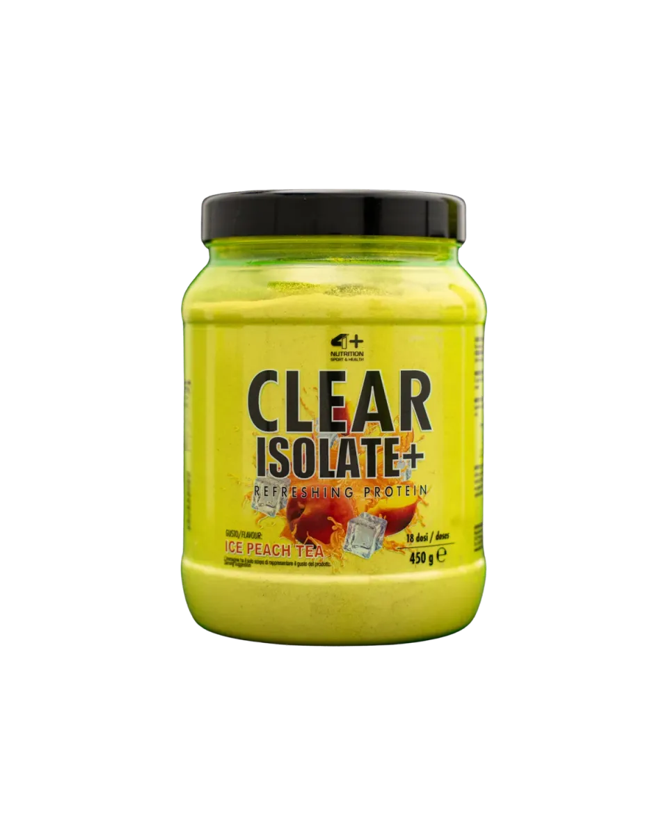 4 Plus Nutrition Clear Isolate+ proteine isolate 450 g senza zuccheri
