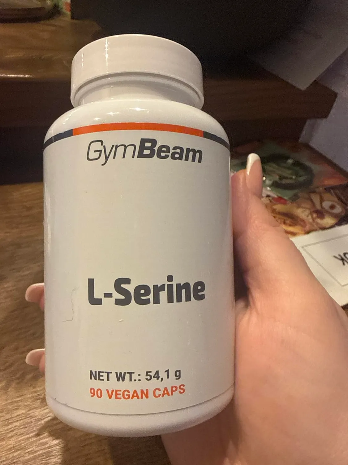 GymBeam L-Serina aminoacido capsule 90 cps formula vegana