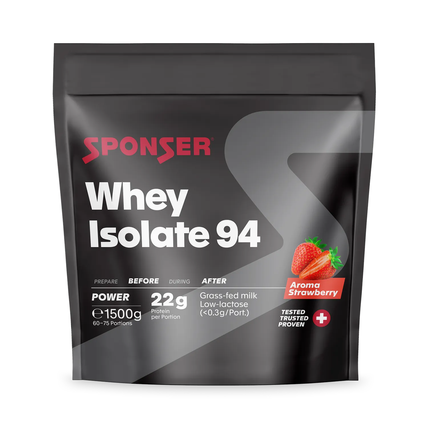Sponser Whey Isolate 94 proteine isolate fragola 425 g