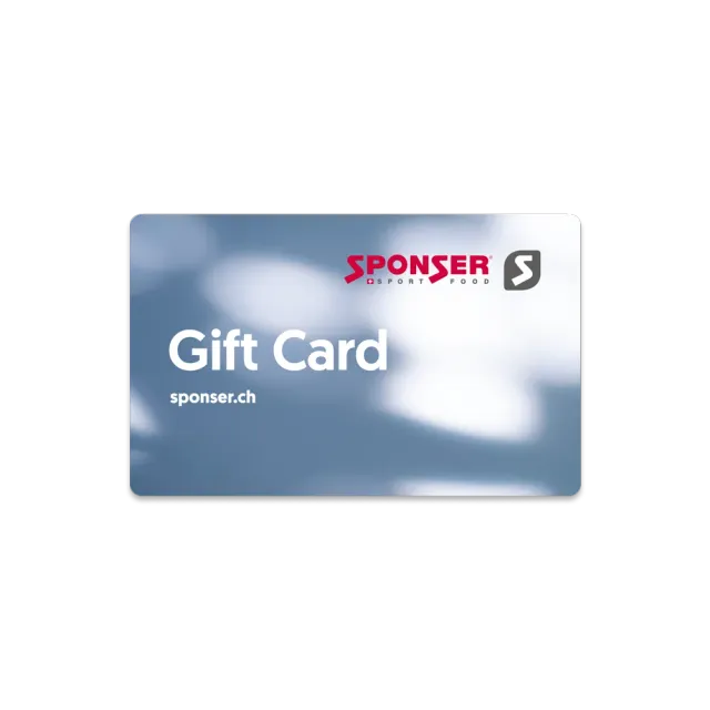 Sponser Buono regalo carta CHF 50 per sportivi