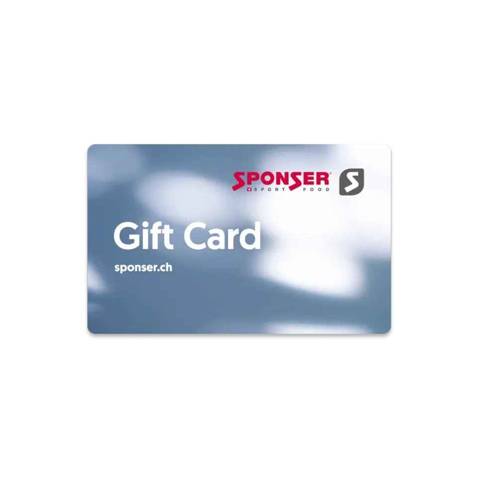 Sponser Buono regalo carta CHF 50 per sportivi