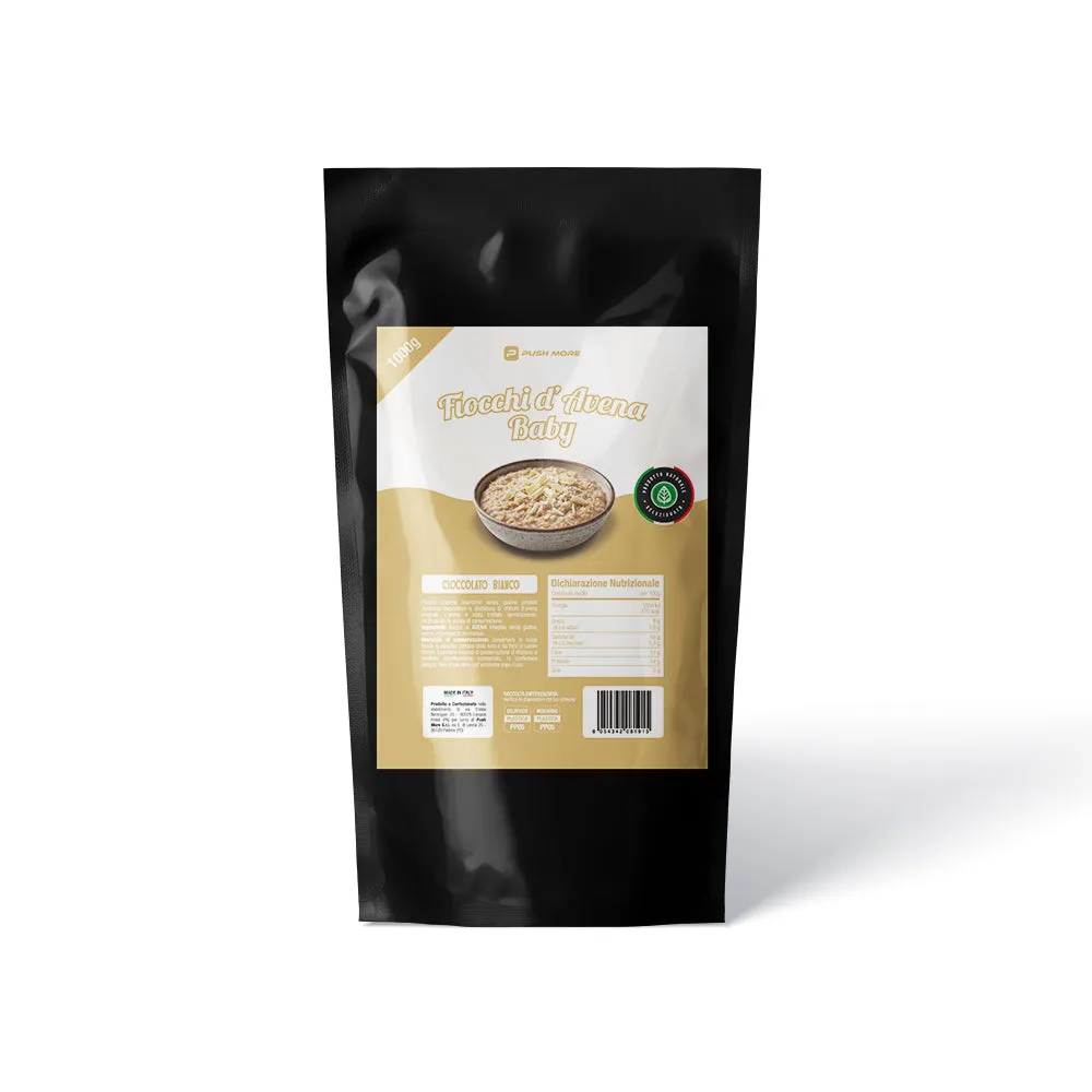 Push More Fiocchi Avena Baby Istantanei 1 kg Ricchi Fibre