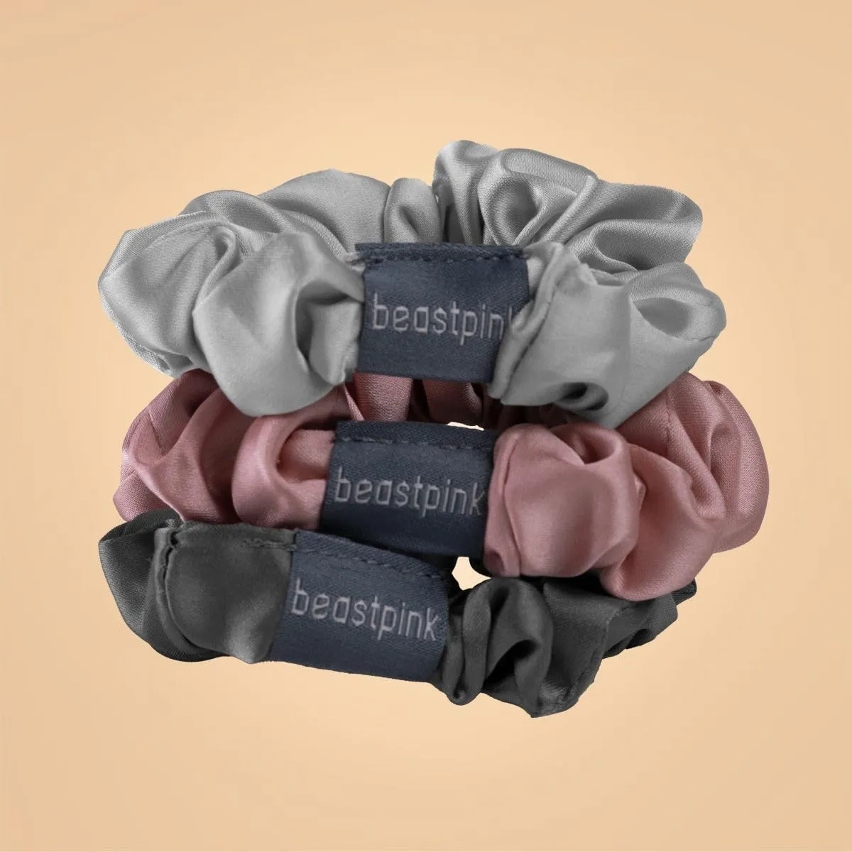 GymBeam Elastici Capelli Raso set 3 pezzi delicati ricci