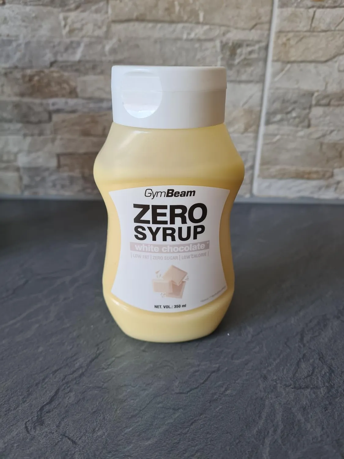 GymBeam Sciroppo Zero white chocolate 350 ml