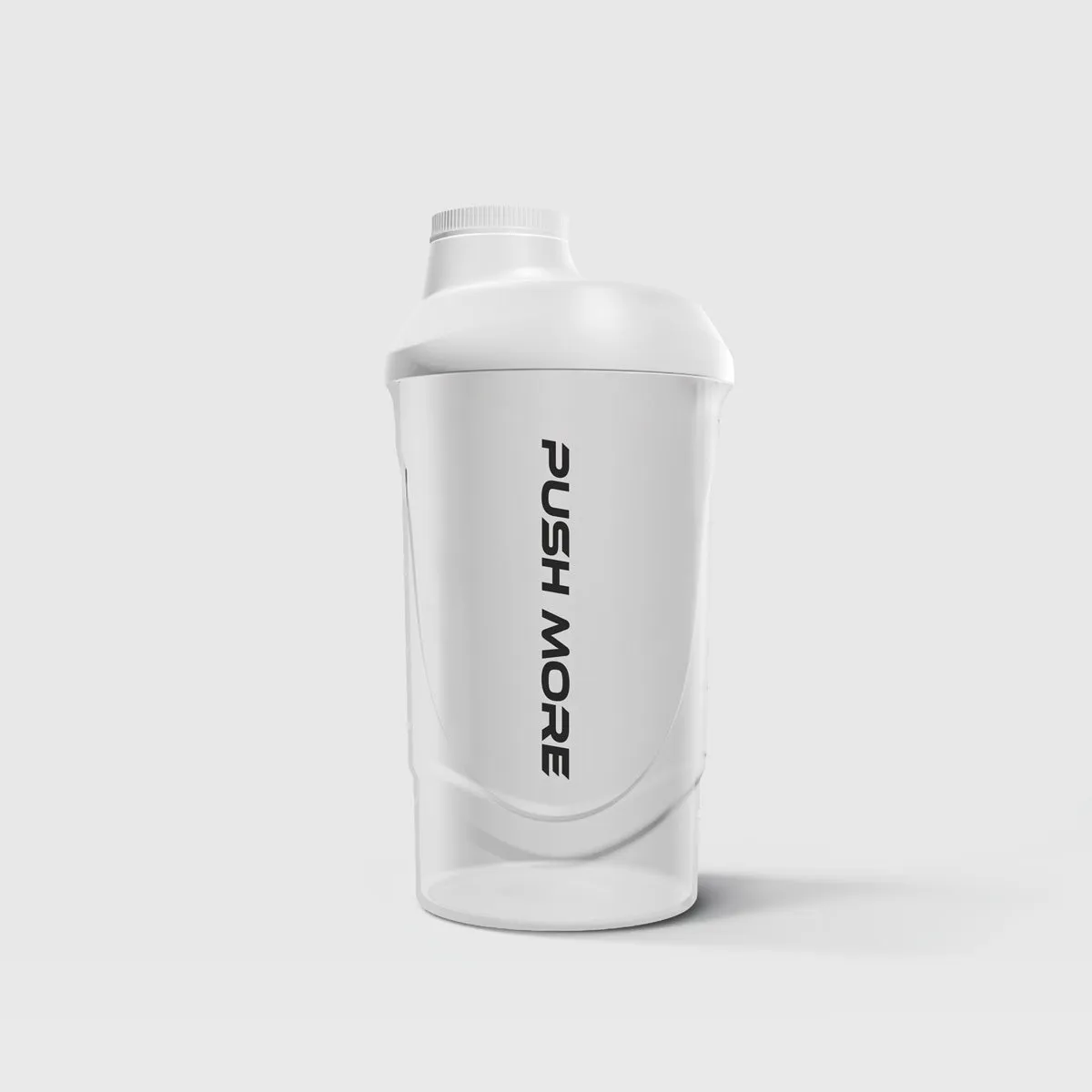 Push More Shaker 300 ml bianco con retina antigrumi