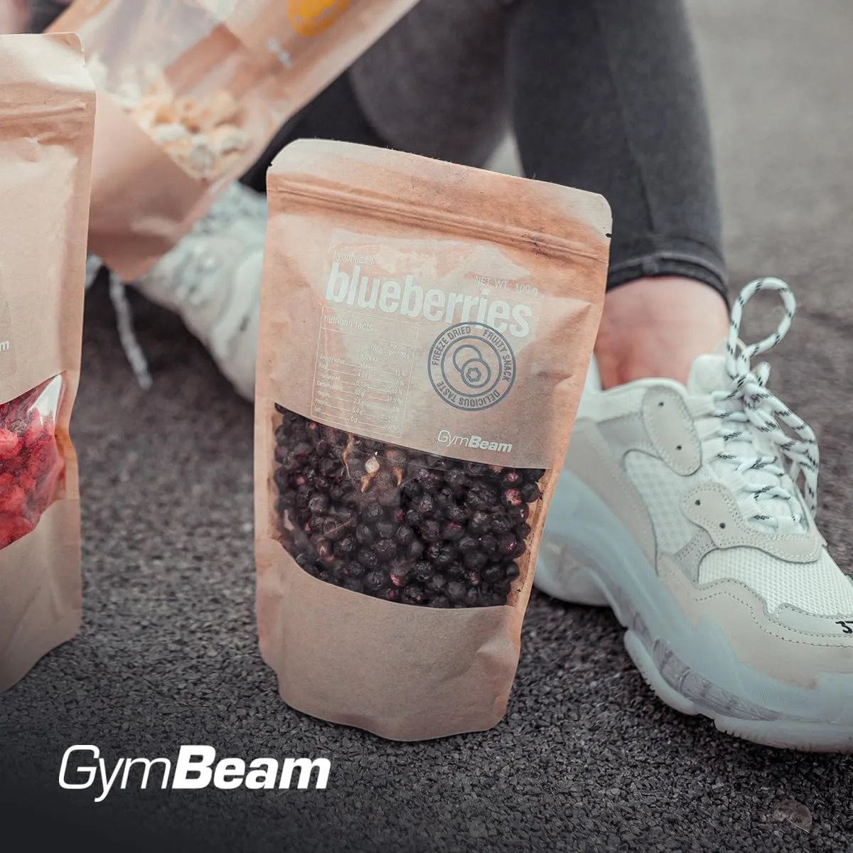 GymBeam Mirtilli Liofilizzati 100g senza zuccheri