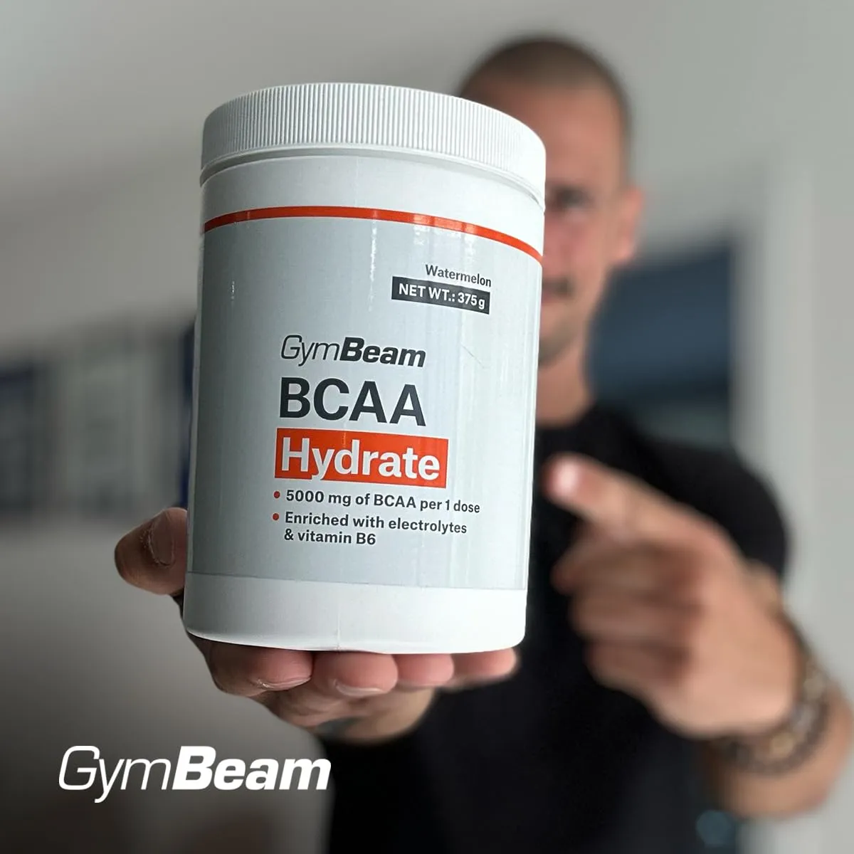 GymBeam BCAA Hydrate 4:1:1 Polvere Arancia con Elettroliti