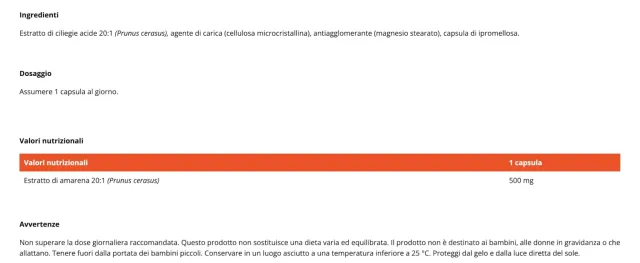 GymBeam Estratto di Amarena capsule 90 cps 500 mg