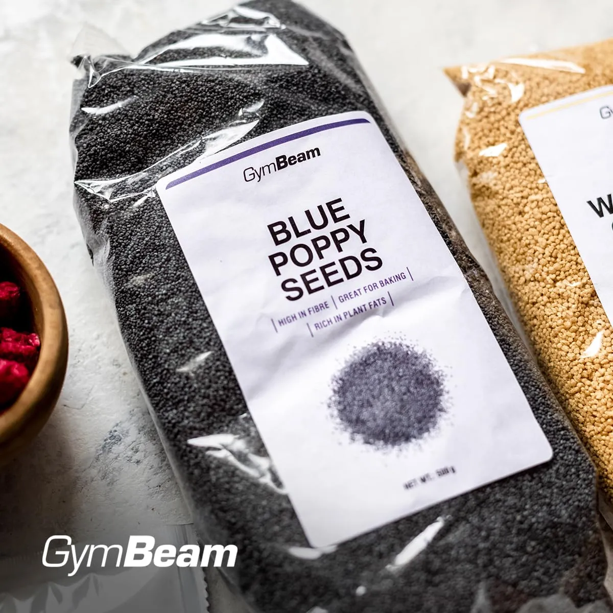 GymBeam Semi di Papavero Blu 500 g per dolci