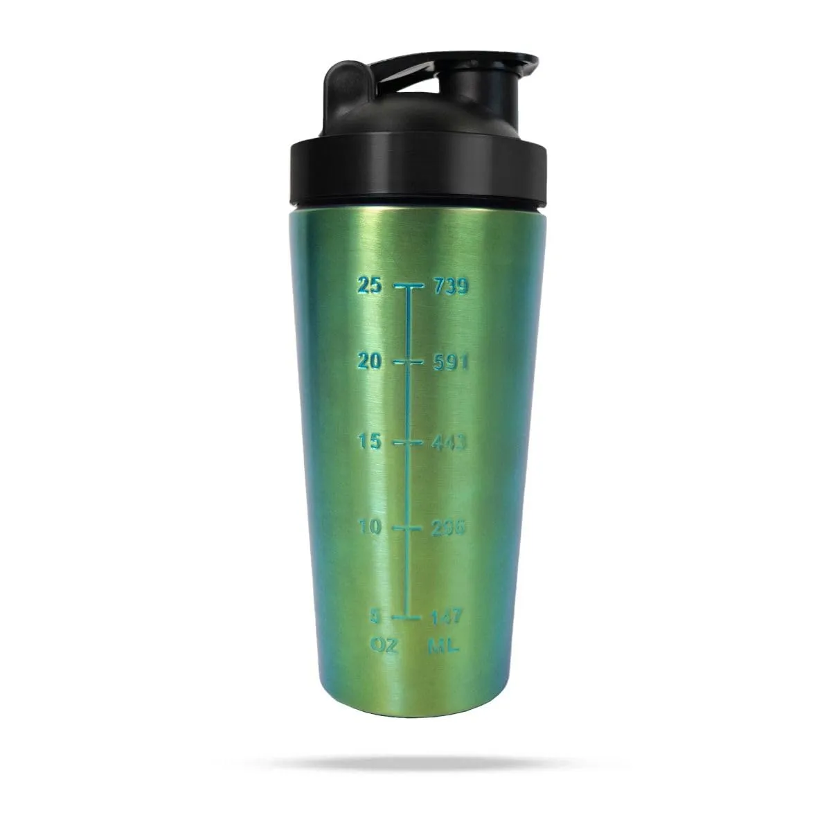 GymBeam Steel Holo shaker acciaio 750ml graduato