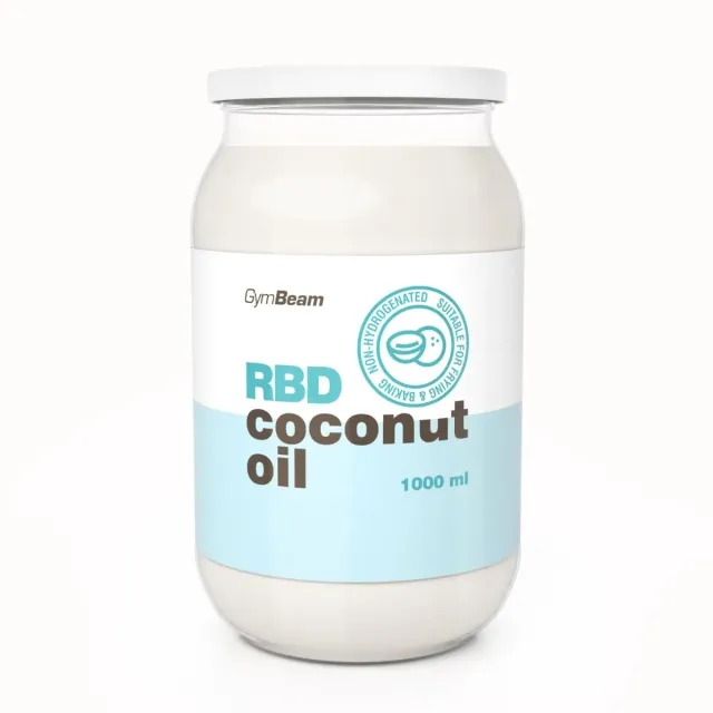 GymBeam Olio di Cocco RBD 1000 ml raffinato