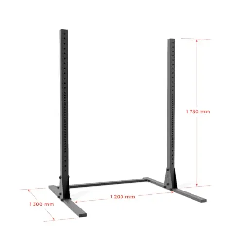 GymBeam Half Rack Palestra Squat 300 kg Regolabile