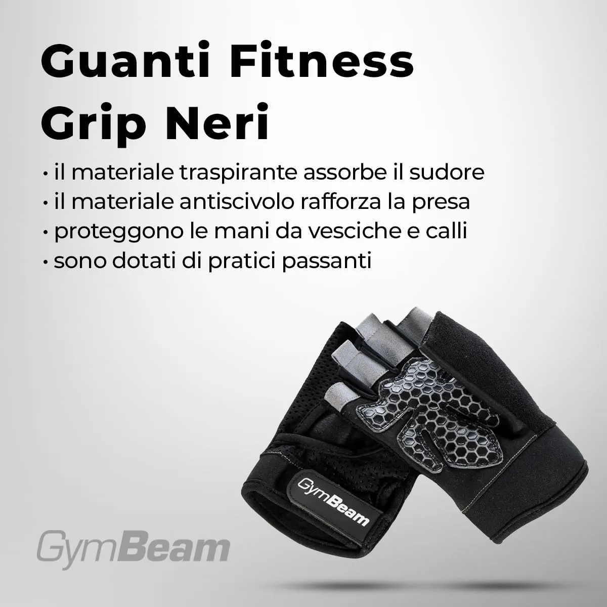 GymBeam Guanti Palestra Grip Fitness antiscivolo