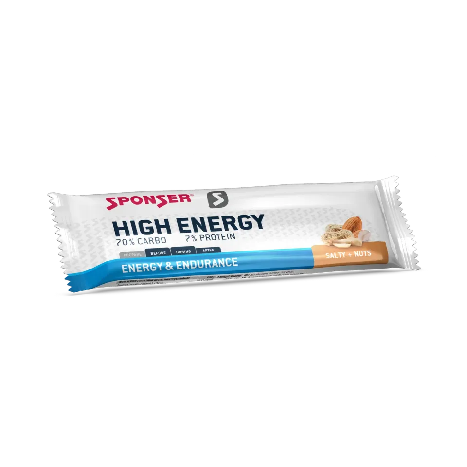 Sponser High Energy Bar Salty-Nuts barretta 45 g salata