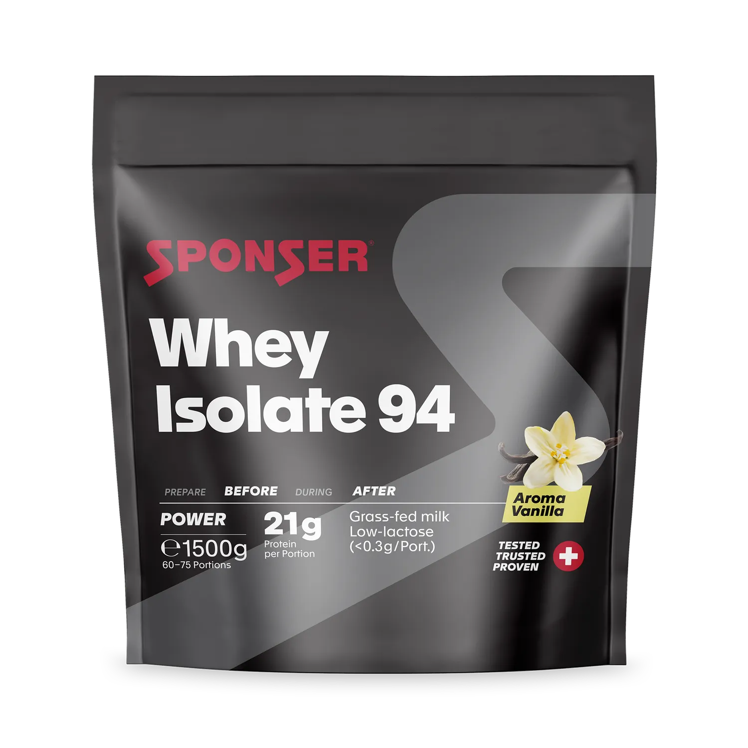 Sponser Whey Isolate 94 proteine Vanilla barattolo 850 g muscoli