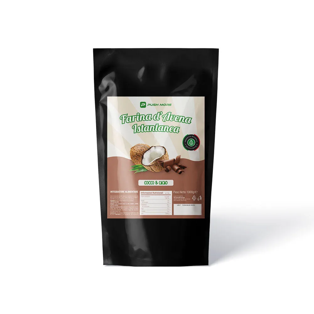Push More farina avena istantanea 1 kg cioccolato