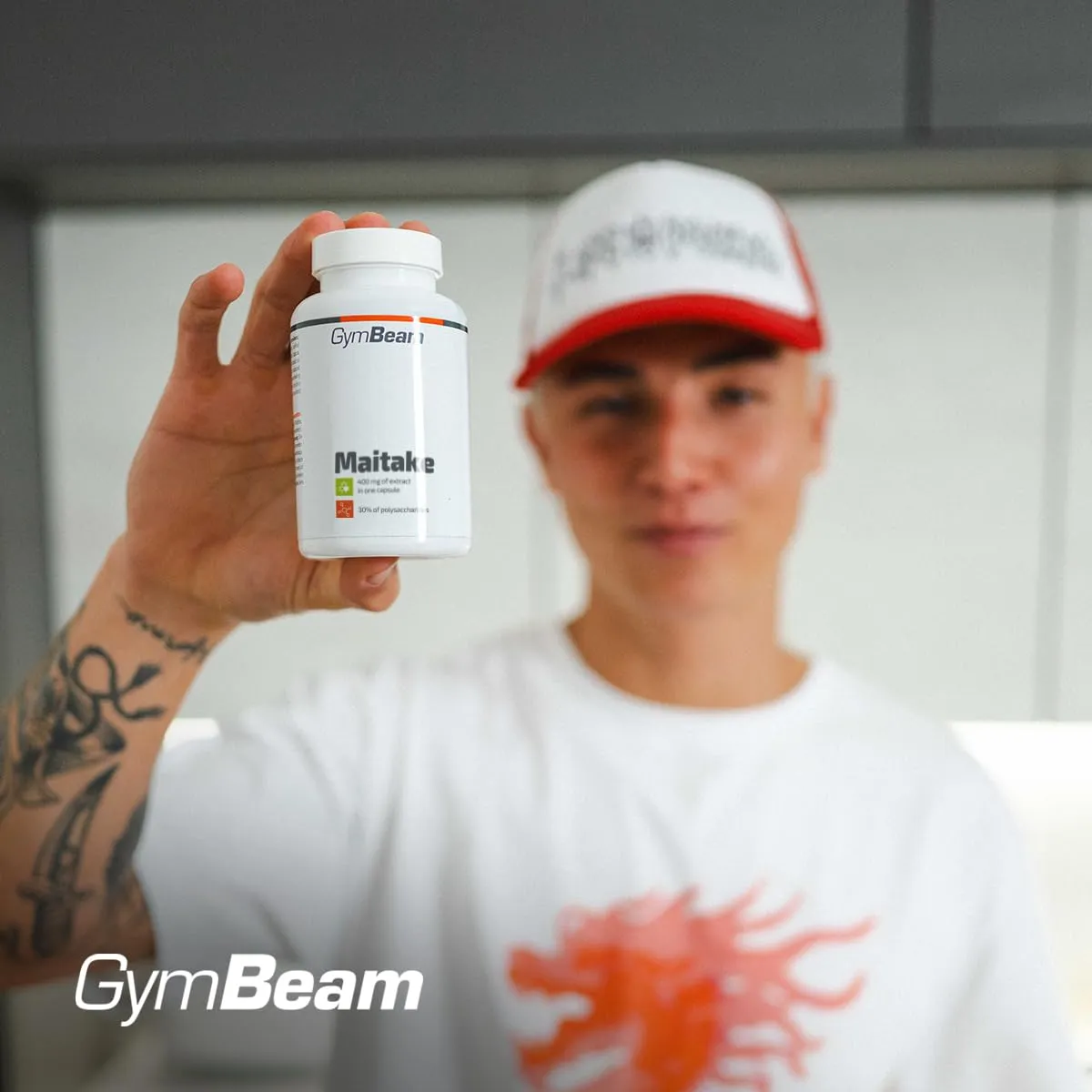 GymBeam Maitake Fungo capsule 90 cps 30% polisaccaridi