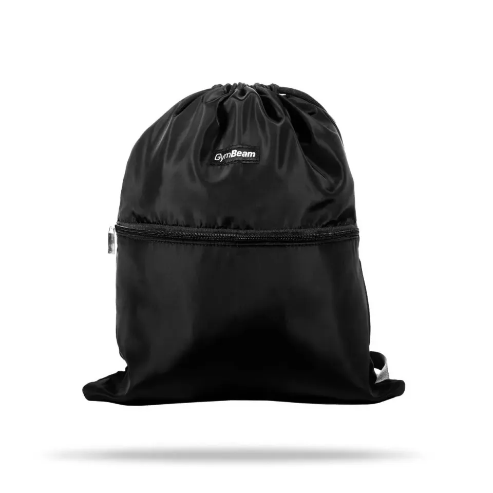 GymBeam sacca sportiva cordino palestra poliestere nero