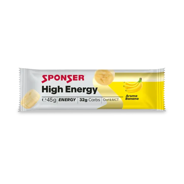 Sponser High Energy Bar Banana barretta energetica 45g avena