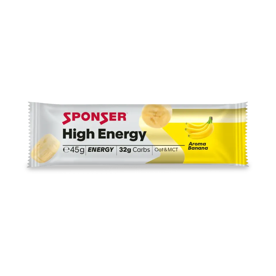 Sponser High Energy Bar Banana barretta energetica 45g avena