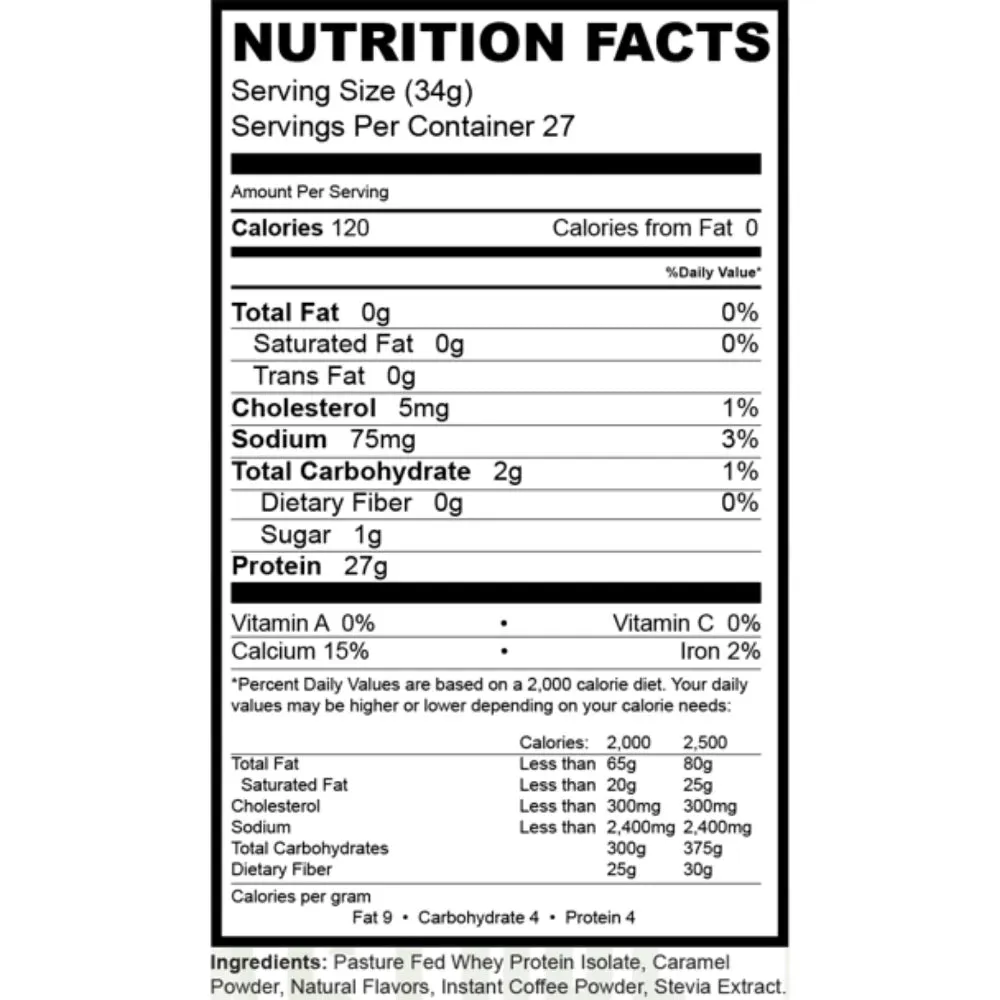 BioHealth Precision Café ISO Signature proteine isolate Caramel 680 g