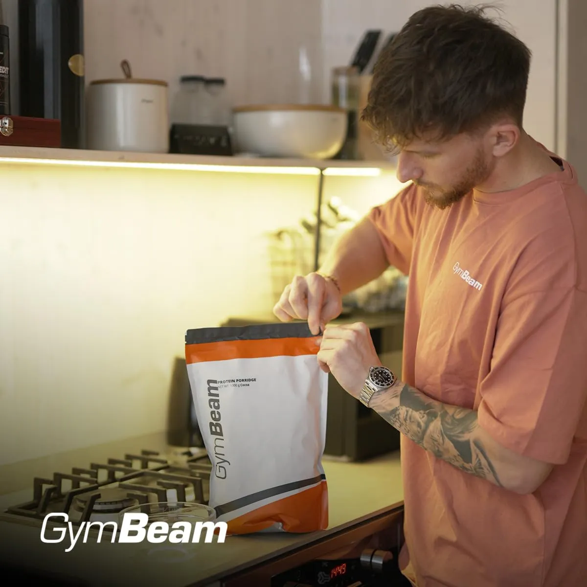 GymBeam Porridge Proteico 1000g banana 24g proteine