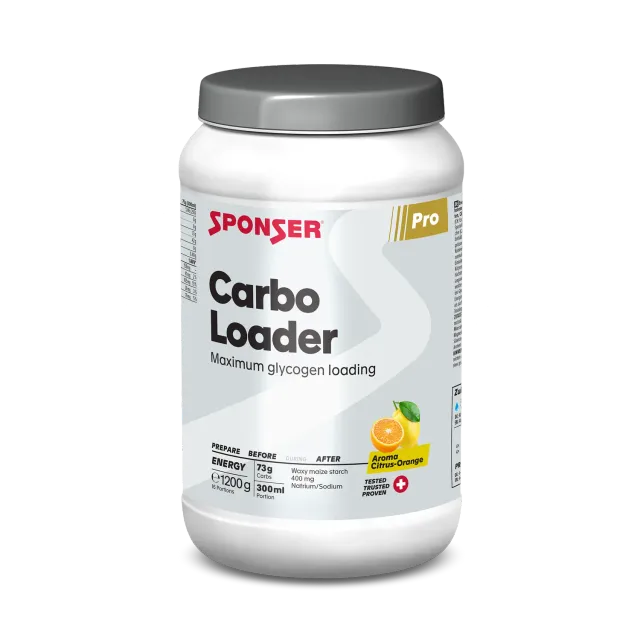 Sponser Carbo Loader drink 75 g citrus orange carico