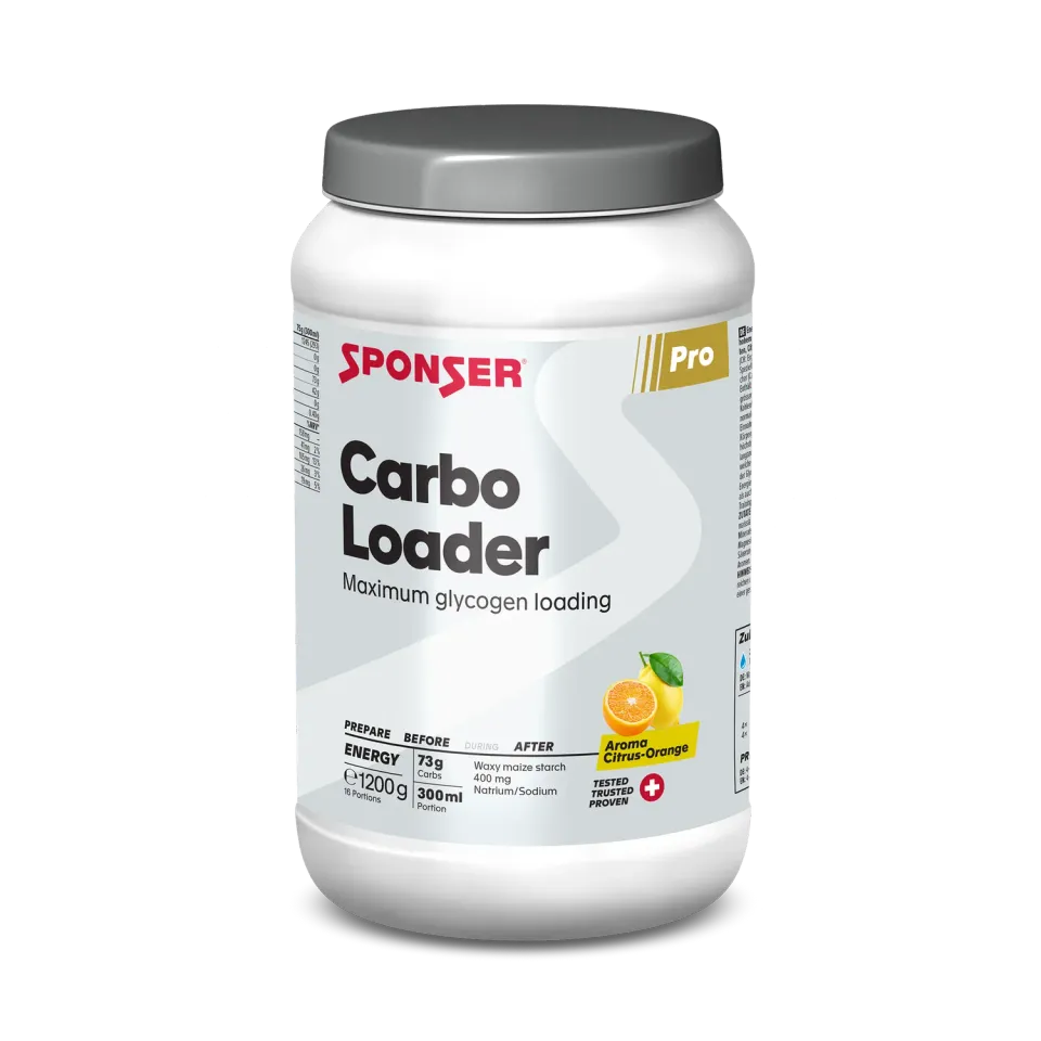 Sponser Carbo Loader drink 75 g citrus orange carico